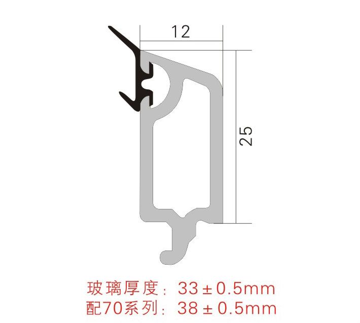 65三玻压条